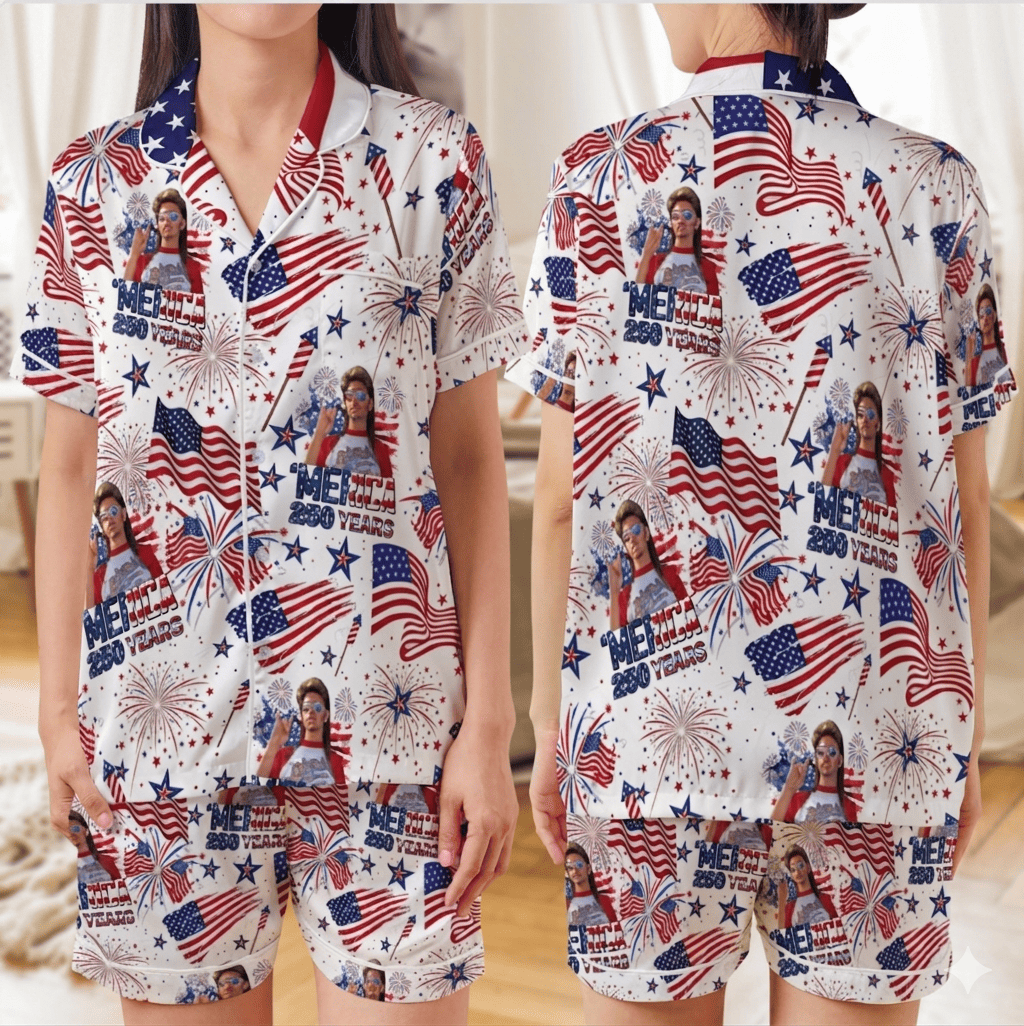 Joe Dirt pajamas set Merica 4th of July Outfit Joe Dirt pajamas set Merica 4th of July Outfit